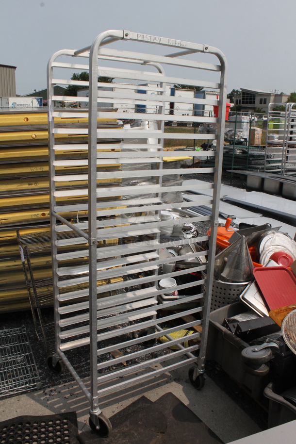 Commercial Stainless Steel Mobile Pan Rack On Commercial Casters. - Image 2 of 4