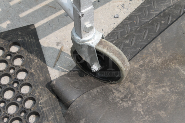 Commercial Stainless Steel Mobile Pan Rack On Commercial Casters. - Image 3 of 4