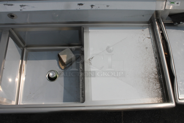 BRAND NEW SCRATCH AND DENT! Regency 600S22424224 Commercial Stainless Steel 2 Bay Sink With Left And Right Side Drainboards On Galvanized Legs. Sink 24x24x14 And Drainboard 22x26 - Image 4 of 6