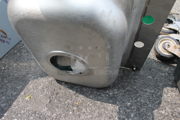 BRAND NEW SCRATCH AND DENT! Eagle HSAE-10-FA Commercial Stainless Steel Wall Mount Hand Sink. 
Sink 14x10x5 - Image 5 of 5