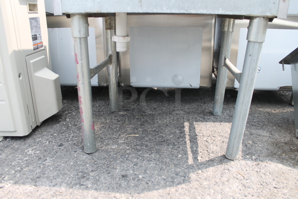 Commercial Stainless Steel Ice Bin On Galvanized Legs. Sink 19.5x15x8 - Image 4 of 8