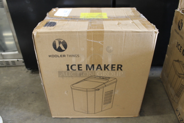 BRAND NEW SCRATCH AND DENT! Kooler Things KT-Z6 Countertop Ice Maker Machine With Box. 115V. - Image 2 of 11