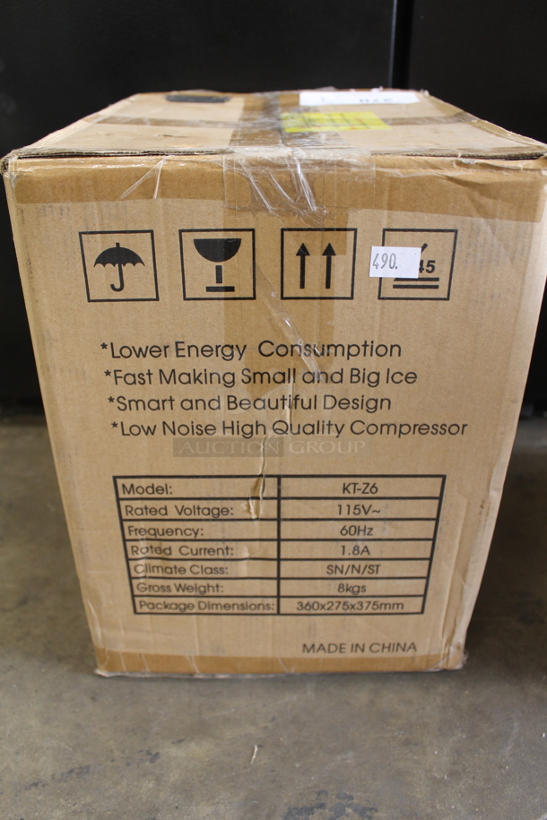 BRAND NEW SCRATCH AND DENT! Kooler Things KT-Z6 Countertop Ice Maker Machine With Box. 115V. - Image 4 of 11