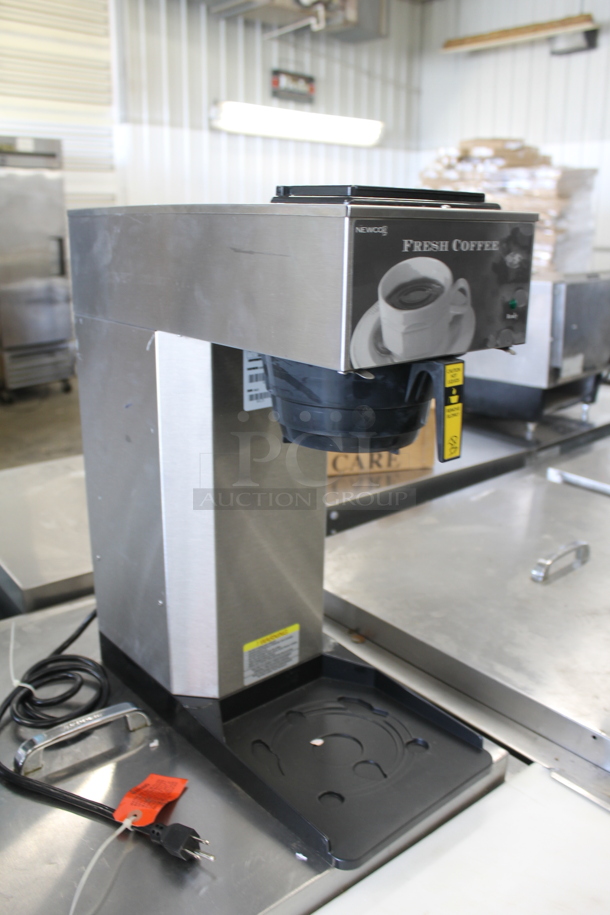 2017 Newco AKLD Commercial Stainless Steel Electric Countertop Coffee Maker With Brew Basket. 120V, 1 Phase.  - Image 2 of 6