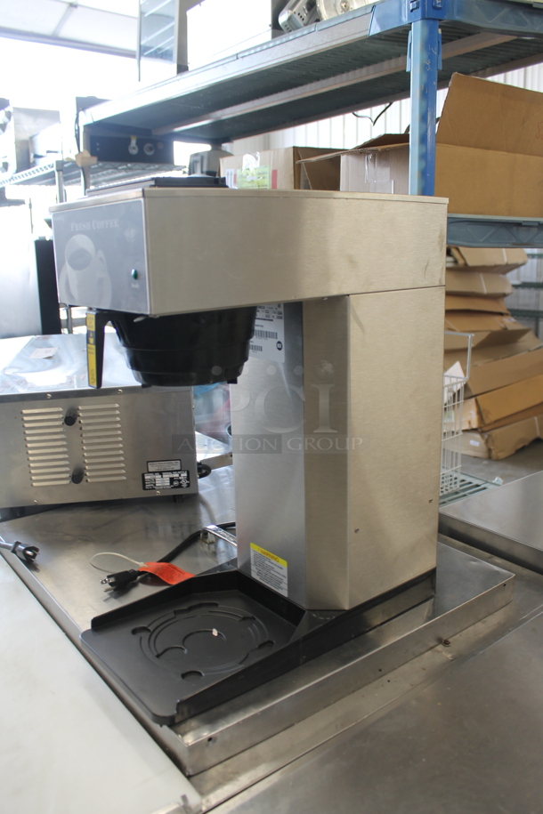 2017 Newco AKLD Commercial Stainless Steel Electric Countertop Coffee Maker With Brew Basket. 120V, 1 Phase.  - Image 3 of 6