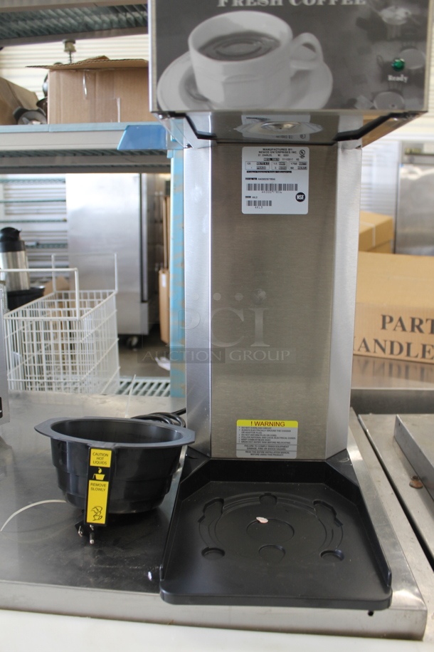 2017 Newco AKLD Commercial Stainless Steel Electric Countertop Coffee Maker With Brew Basket. 120V, 1 Phase.  - Image 4 of 6