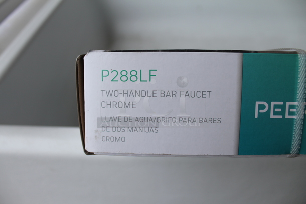 BRAND NEW IN BOX! Peerless P288LF Two Handle Chrome Bar Faucet - Image 3 of 3