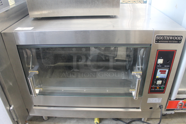 BRAND NEW SCRATCH AND DENT! Southwood YSD-268G Commercial Stainless Steel Natural Gas Countertop Chicken Rotisserie Oven. 32,341 BTU.  - Image 1 of 6