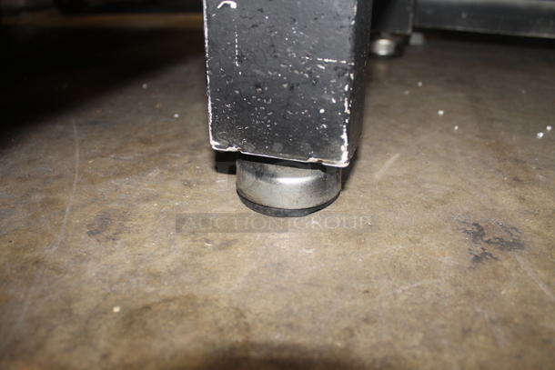 Seville Classics Ultra HD Butcher Block Worktop Bench With Adjustable Black Legs. - Image 6 of 7