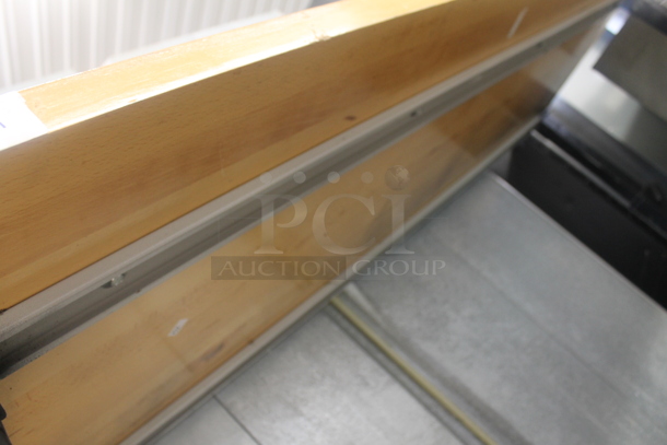 Seville Classics Ultra HD Butcher Block Worktop Bench With Adjustable Black Legs. - Image 7 of 7