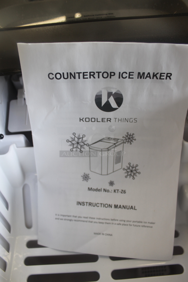 BRAND NEW SCRATCH AND DENT! Kooler Things KT-Z6 Countertop Ice Maker Machine With Box. 115V. - Image 11 of 11