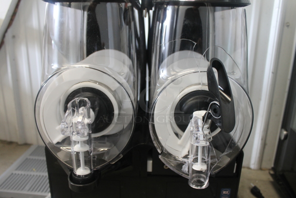 BRAND NEW SCRATCH AND DENT! Vollrath VCBF128-37 Metal Commercial 2 Hopper Slushie Machine. 115 Volts, 1 Phase. Tested and Working! - Image 4 of 9