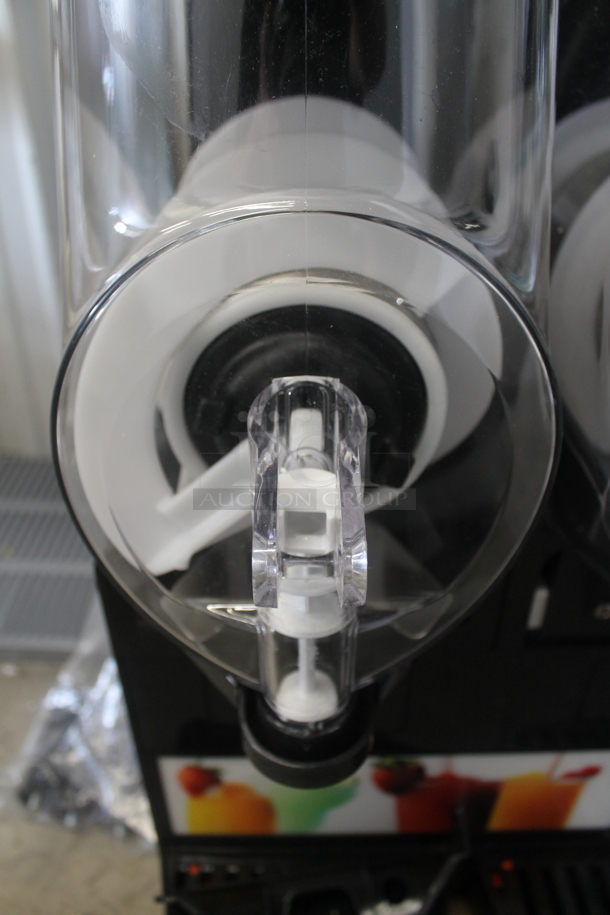 BRAND NEW SCRATCH AND DENT! Vollrath VCBF128-37 Metal Commercial 2 Hopper Slushie Machine. 115 Volts, 1 Phase. Tested and Working! - Image 6 of 9