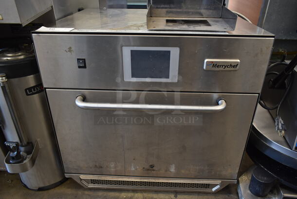2012 Merrychef eikon e5 Stainless Steel Commercial Countertop Electric Powered Rapid Cook Oven. 208/240 Volts, 1 Phase.  - Image 1 of 5