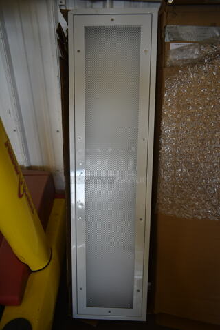 2 BRAND NEW IN BOX! Certolux 33649 White Metal Light Fixture. 2 Times Your Bid!