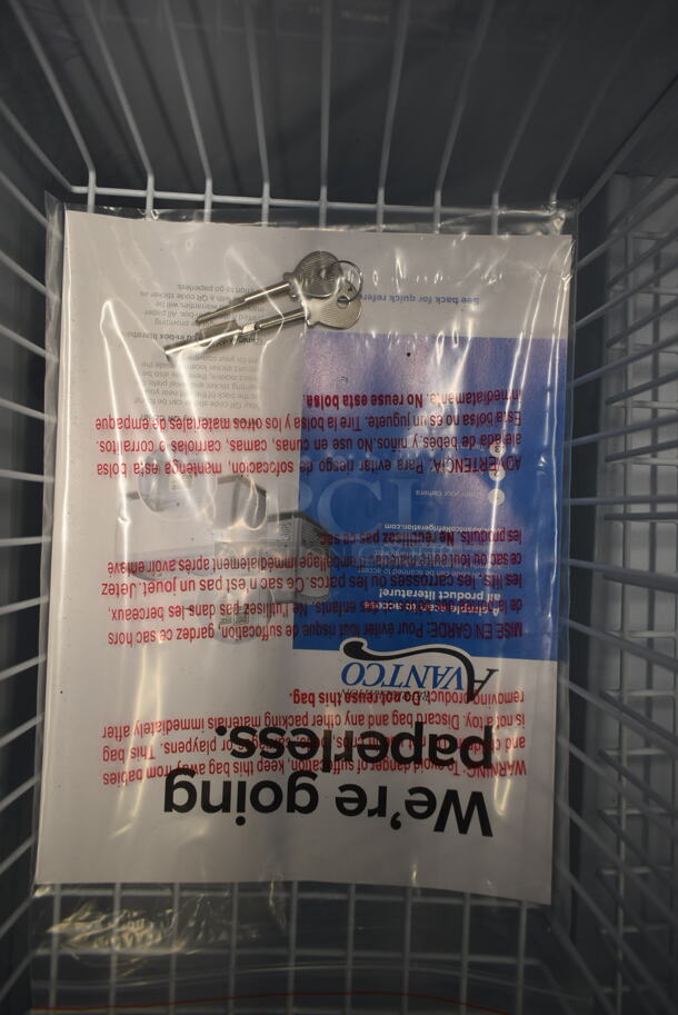 LIKE NEW! Avantco 360DFC6HCL Metal Commercial Chest Freezer Merchandiser. 115 Volts, 1 Phase. Unit Has Only Been Used a Few Times! Tested and Working! - Image 7 of 10