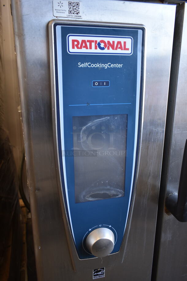 2 2016 Rational Stainless Steel Commercial Combitherm Self Cooking Center Convection Ovens on Commercial Casters. Top Model: SCC WE 62. Bottom Model: SCC WE 102. 480 Volts, 3 Phase. 2 Times Your Bid! - Image 8 of 10