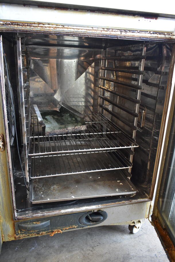 2 2016 Rational Stainless Steel Commercial Combitherm Self Cooking Center Convection Ovens on Commercial Casters. Top Model: SCC WE 62. Bottom Model: SCC WE 102. 480 Volts, 3 Phase. 2 Times Your Bid! - Image 10 of 10