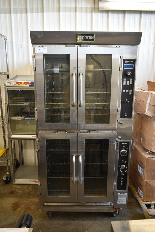 2012 Doyon JAOP6 Stainless Steel Commercial Electric Powered Oven Proofer on Commercial Casters. 208 Volts, 3 Phase. Unit Was Pulled From Working Environment! - Image 1 of 10