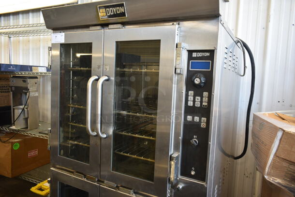 2012 Doyon JAOP6 Stainless Steel Commercial Electric Powered Oven Proofer on Commercial Casters. 208 Volts, 3 Phase. Unit Was Pulled From Working Environment! - Image 3 of 10