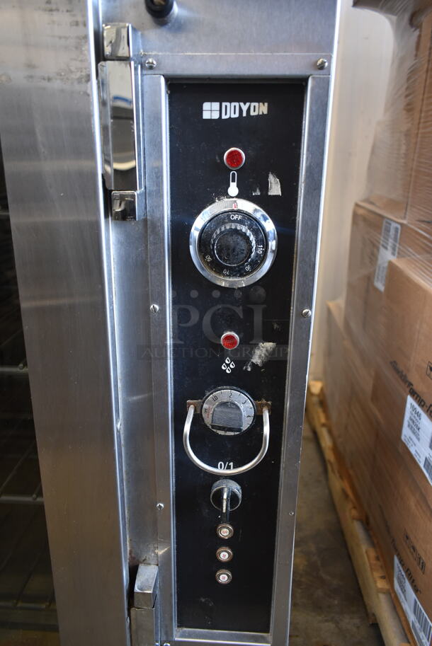 2012 Doyon JAOP6 Stainless Steel Commercial Electric Powered Oven Proofer on Commercial Casters. 208 Volts, 3 Phase. Unit Was Pulled From Working Environment! - Image 7 of 10