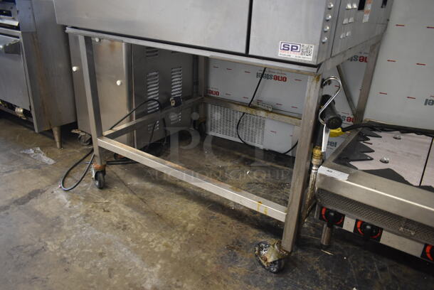 Vulcan ABC7G-NAT Stainless Steel Commercial Natural Gas Powered Combi Convection Oven on Commercial Casters. - Image 2 of 7