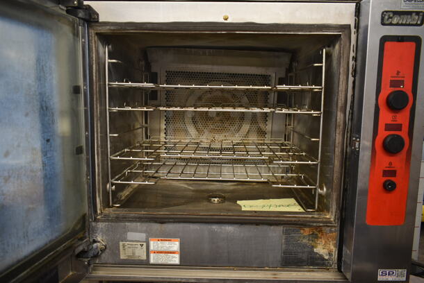 Vulcan ABC7G-NAT Stainless Steel Commercial Natural Gas Powered Combi Convection Oven on Commercial Casters. - Image 6 of 7