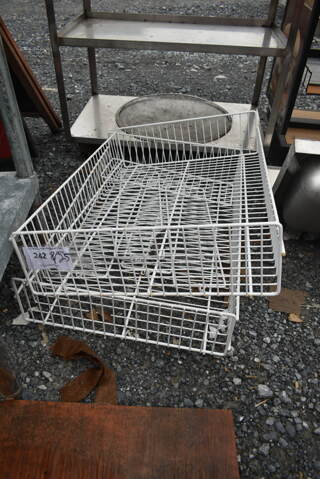 ALL ONE MONEY! Lot of White Baskets.