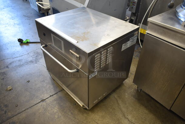 2012 Merrychef eikon e5 Stainless Steel Commercial Countertop Electric Powered Rapid Cook Oven. 208/240 Volts, 1 Phase.  - Image 5 of 6