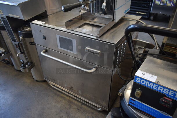 2012 Merrychef eikon e5 Stainless Steel Commercial Countertop Electric Powered Rapid Cook Oven. 208/240 Volts, 1 Phase.  - Image 2 of 5