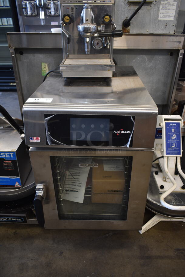 BRAND NEW! 2016 Alto Shaam CTX4-10EC Stainless Steel Commercial Electric Powered Combi Oven. 208-240 Volts, 3 Phase.  - Image 1 of 9