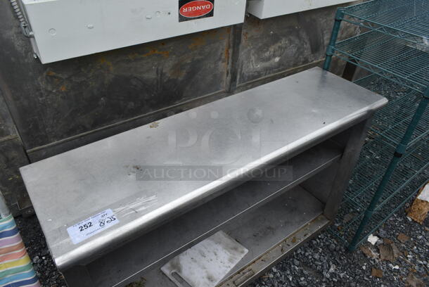 Stainless Steel Counter w. 2 Under Shelves. - Image 3 of 4