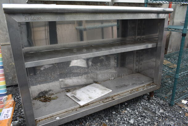 Stainless Steel Counter w. 2 Under Shelves. - Image 4 of 4