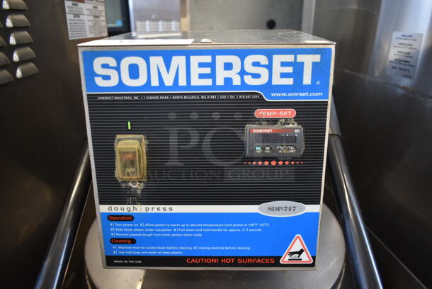 Somerset SDP-747 Stainless Steel Commercial Countertop Dough Press. 120 Volts, 1 Phase. Tested and Working! - Image 3 of 7