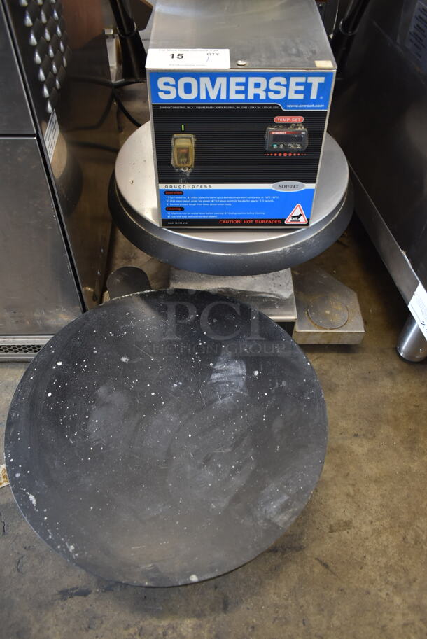Somerset SDP-747 Stainless Steel Commercial Countertop Dough Press. 120 Volts, 1 Phase. Tested and Working! - Image 6 of 7