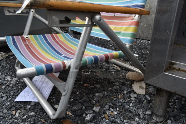 Folding Beach Chair. - Image 5 of 5