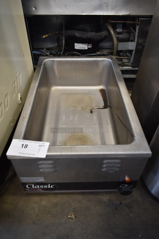 APW Wyott W-3V Stainless Steel Commercial Countertop Food Warmer. 120 Volts, 1 Phase. Tested and Working! - Image 1 of 5