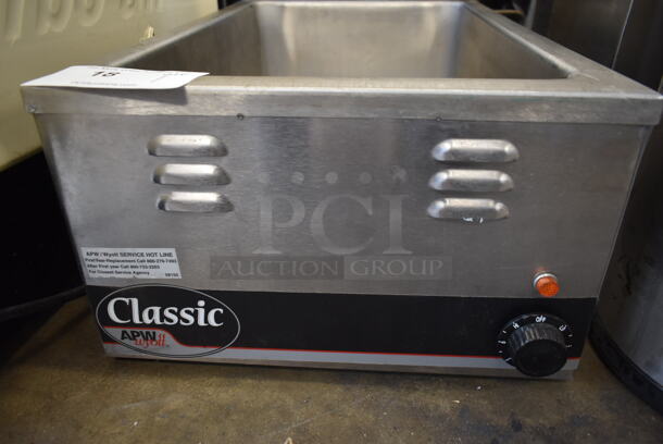APW Wyott W-3V Stainless Steel Commercial Countertop Food Warmer. 120 Volts, 1 Phase. Tested and Working! - Image 3 of 5