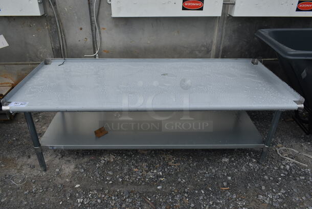 BRAND NEW SCRATCH AND DENT! Steelton 522SG3072 Stainless Steel Commercial Equipment Stand w/ Under Shelf. - Image 1 of 6