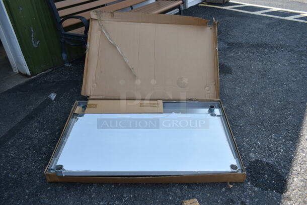 BRAND NEW IN BOX! EQSLSERIES Stainless Steel Table w/ Legs and Metal Under Shelf.  - Image 2 of 8