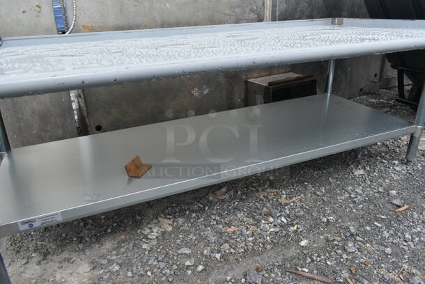 BRAND NEW SCRATCH AND DENT! Steelton 522SG3072 Stainless Steel Commercial Equipment Stand w/ Under Shelf. - Image 4 of 6