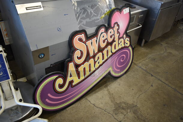 Sweet Amandas Metal Sign. - Image 3 of 7