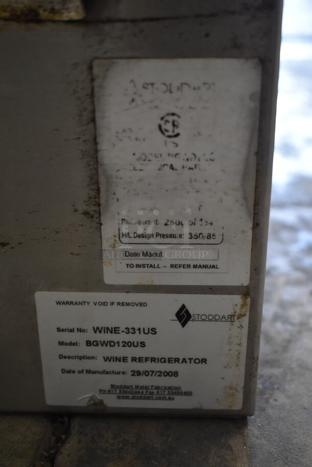 Stoddart OZ Winebars BGWD120US Stainless Steel Commercial 20 Head Wine Dispenser. 115 Volts, 1 Phase. Tested and Powers On But Does Not Get Cold - Image 8 of 8