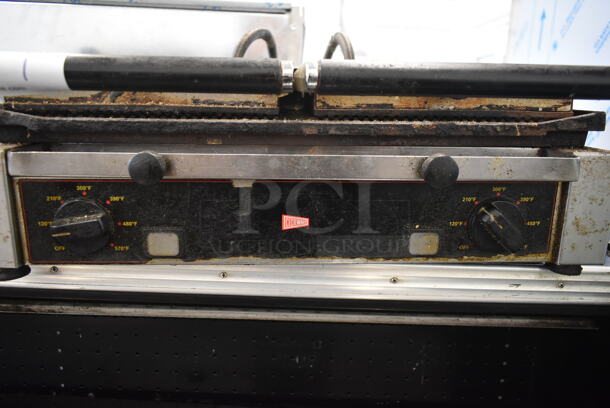 Cecilware Stainless Steel Commercial Countertop Double Panini Press. - Image 2 of 5