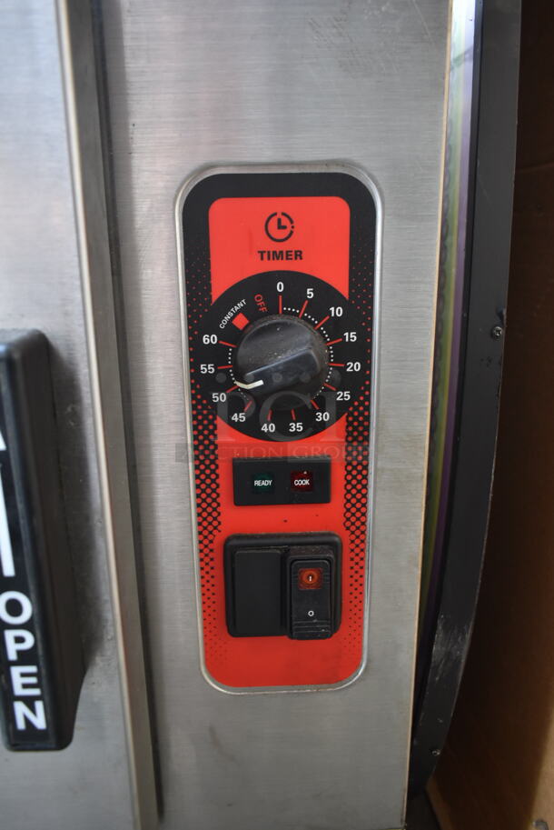 Vulcan C24EA5 Stainless Steel Commercial Countertop Electric Powered Single Deck Steam Cabinet. 208/240 Volts, 3/1 Phase.  - Image 4 of 6