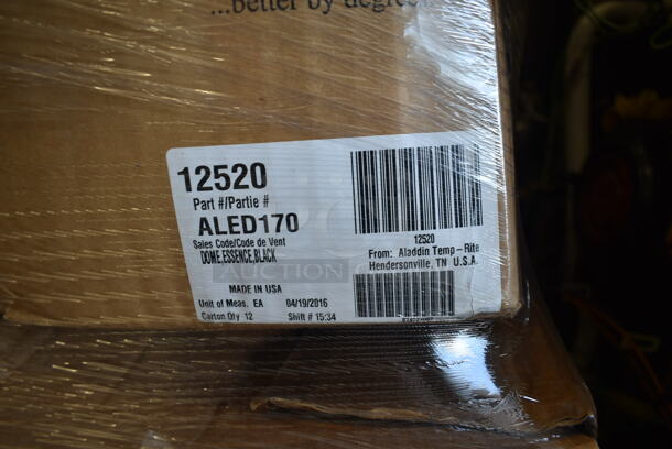 PALLET LOT of Aladdin Temp-rite Black Poly Round Trays! Goes GREAT w/ Lot 31! - Image 3 of 6