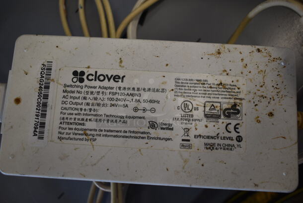 ALL ONE MONEY! Lot of Various Items Including Silverware and Metal Racks in Black Poly Bus Bin! - Image 4 of 7