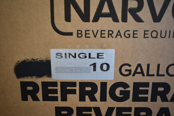 BRAND NEW IN BOX! Narvon MEGA 140S 378D10G1 Stainless Steel Commercial Single 10 Gallon Bowl Refrigerated Beverage Dispenser. 120 Volts, 1 Phase. Tested and Working! Stock Picture Used For Gallery Picture. - Image 3 of 7