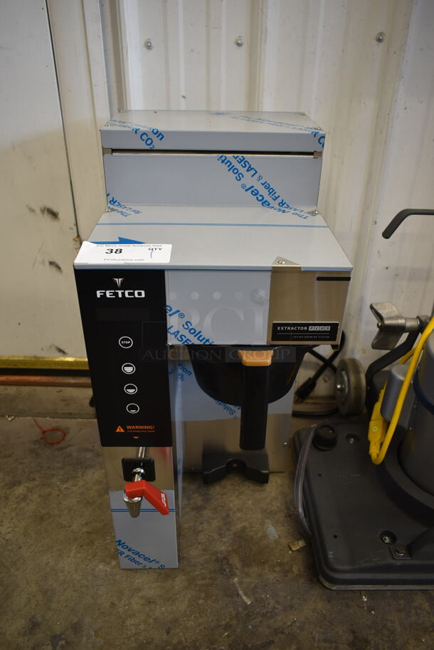 BRAND NEW! Fetco CBS-1231 Stainless Steel Commercial Countertop Coffee Machine w/ Hot Water Dispenser and Poly Brew Basket. 120 Volts, 1 Phase. Tested and Working! - Image 1 of 9