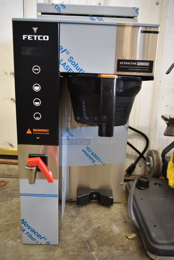 BRAND NEW! Fetco CBS-1231 Stainless Steel Commercial Countertop Coffee Machine w/ Hot Water Dispenser and Poly Brew Basket. 120 Volts, 1 Phase. Tested and Working! - Image 3 of 9
